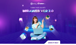 MiraWEB version 2 nâng cấp thêm nhiều tính năng giúp việc khởi tạo website bằng Trí tuệ nhân tạo dễ dàng hơn bao giờ hết