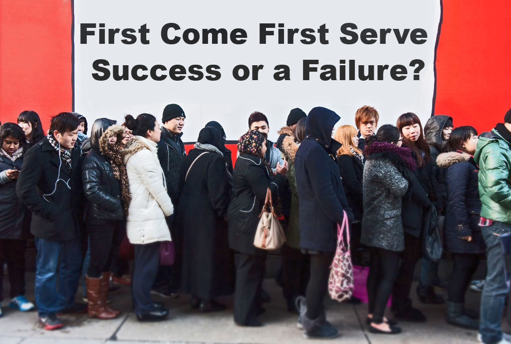 Ví dụ áp dụng nguyên tắc First Come First Served trong kinh doanh