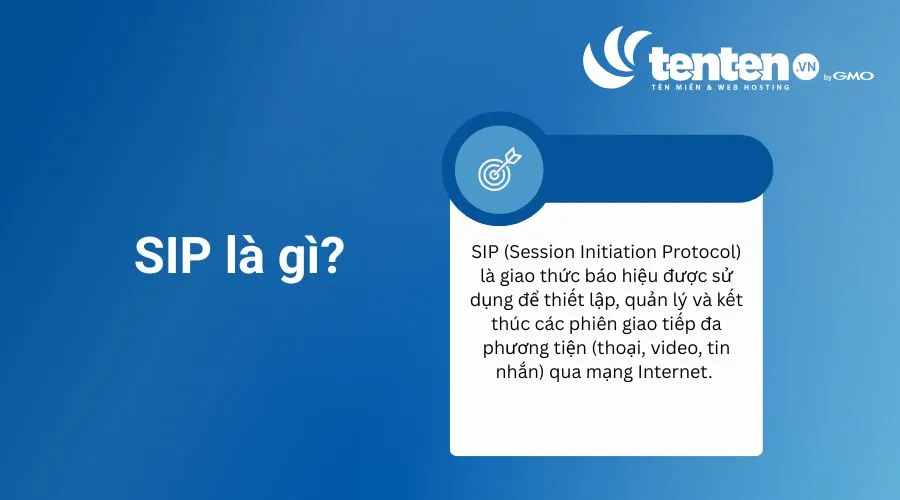 SIP là giao thức báo hiệu được sử dụng để thiết lập các phiên giao tiếp đa phương tiện qua Internet