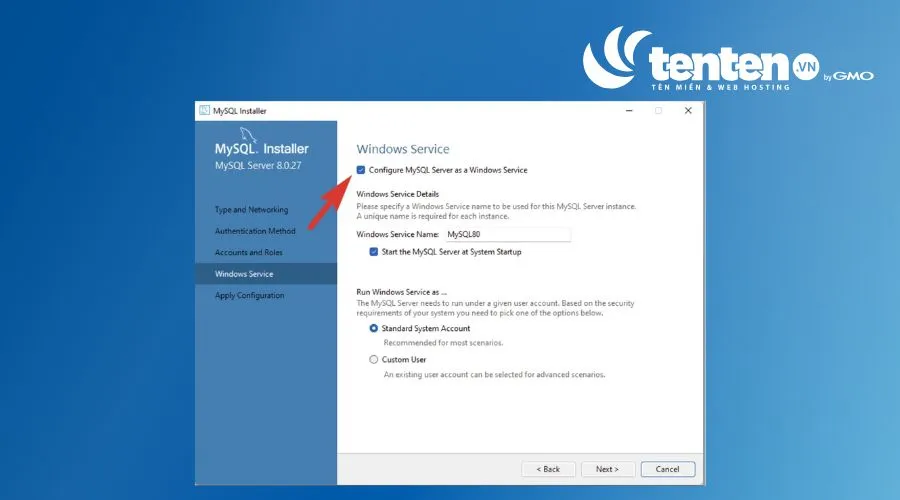 Cài đặt Windows Service

