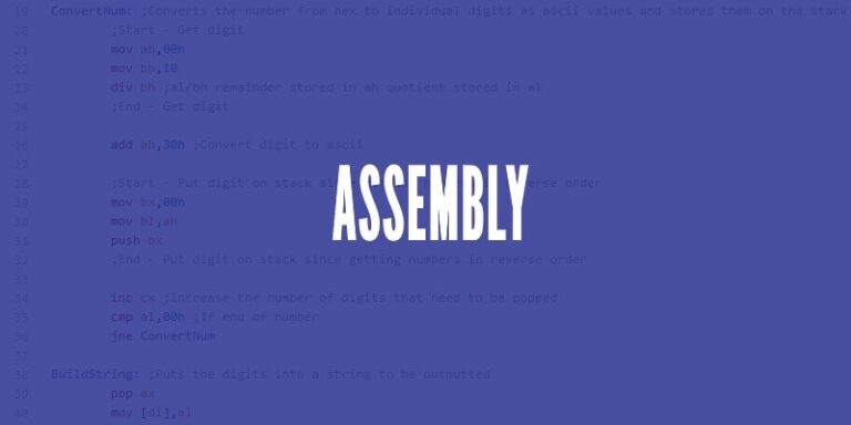 Ngôn ngữ Assembly là gì? 7 đặc điểm thú vị của ngôn ngữ Assembly ...