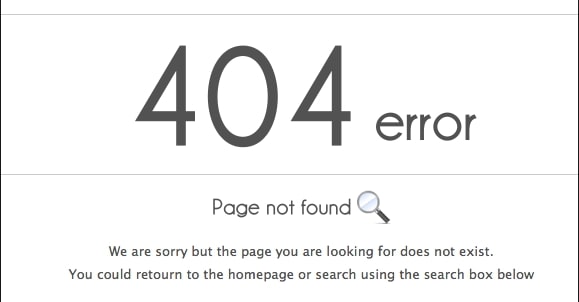 Nguyên nhân gây ra lỗi 404 Not Found
