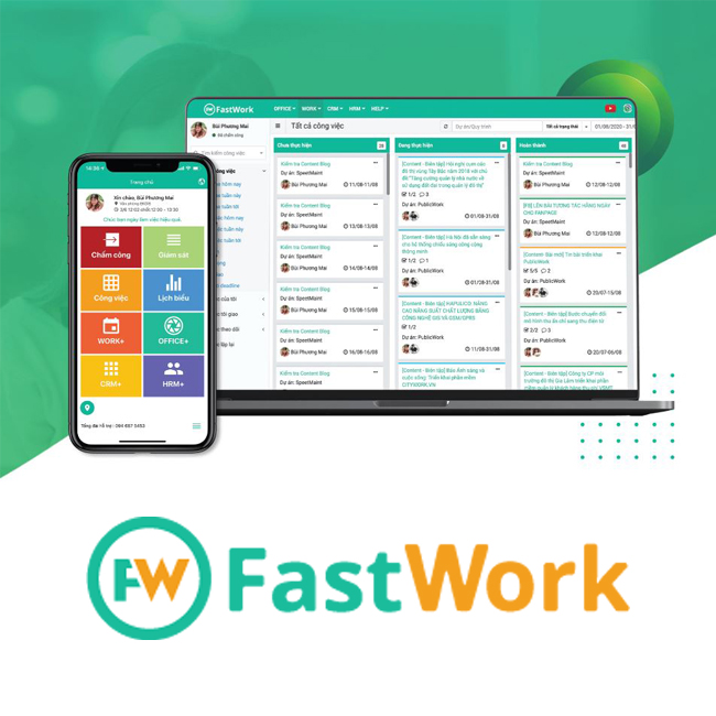Phần mềm quản lý doanh nghiệp vừa và nhỏ FastWork 