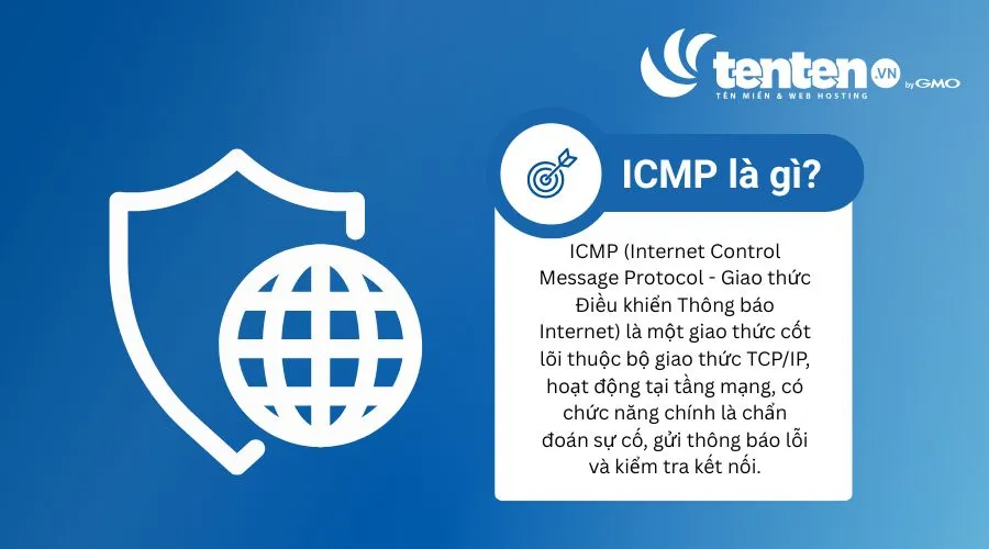 ICMP là một giao thức điều khiển thông báo internet
