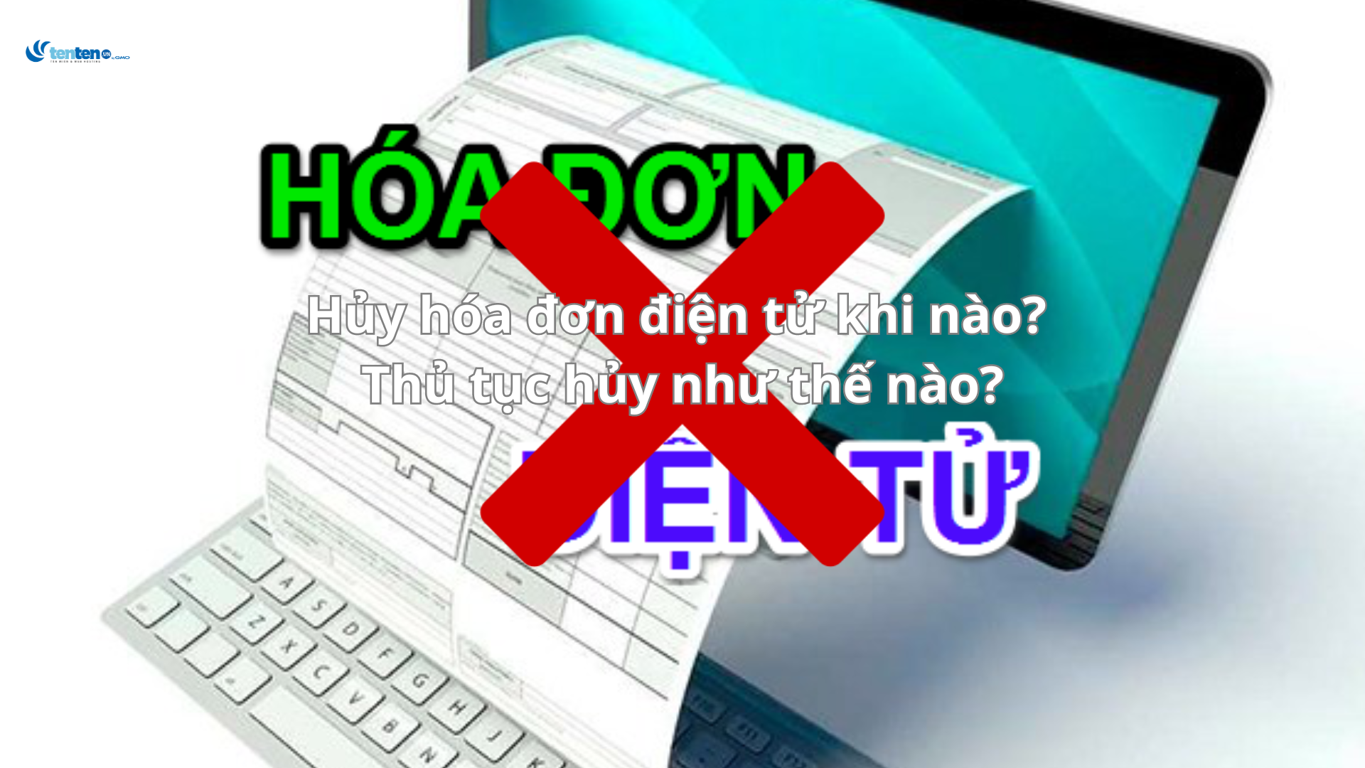 thủ tục hủy hóa đơn điện tử