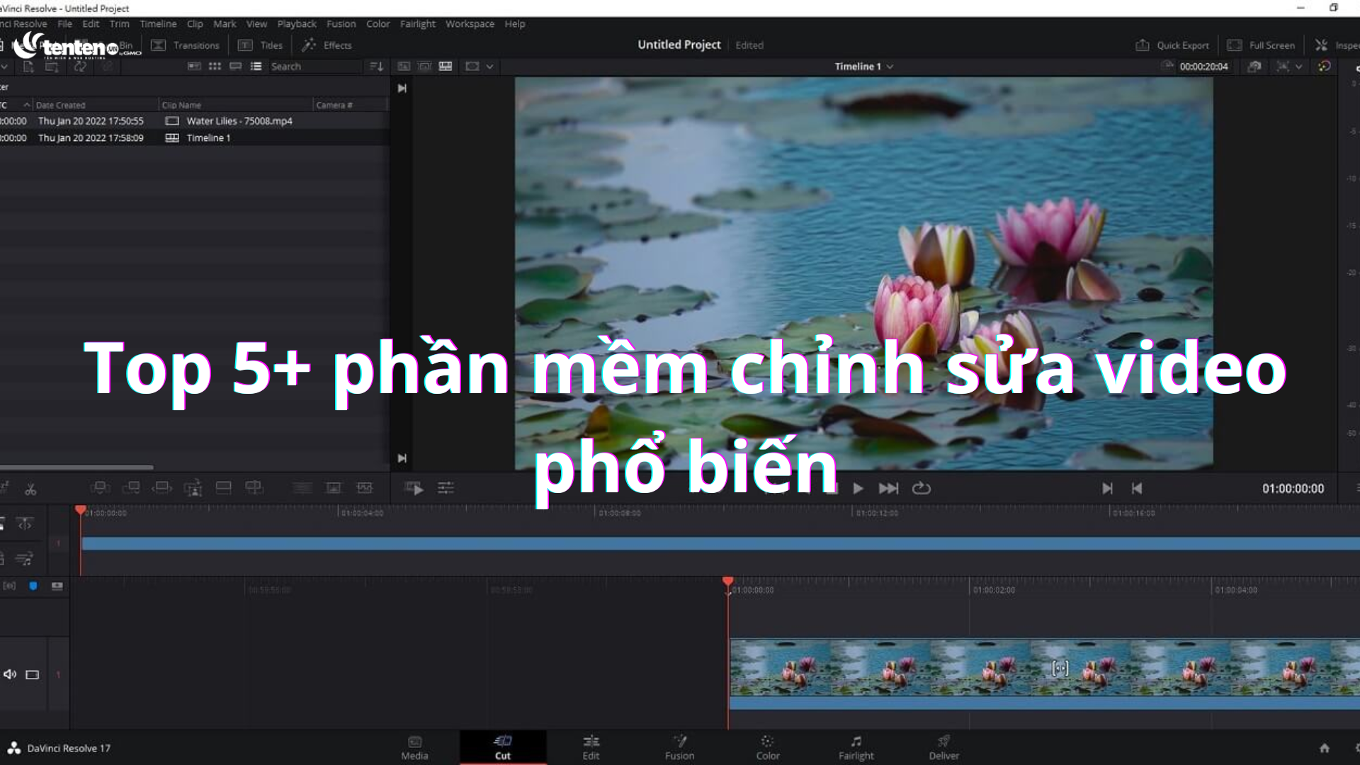 Top 5+ phần mềm chỉnh sửa video phổ biến 2023