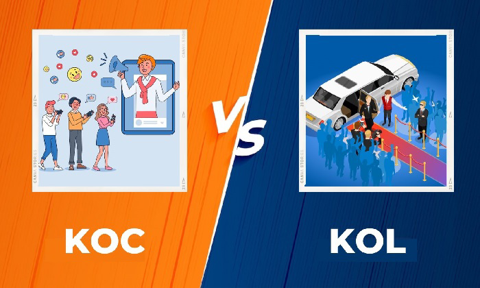 Phân biệt sự khác nhau giữa KOC Và KOL