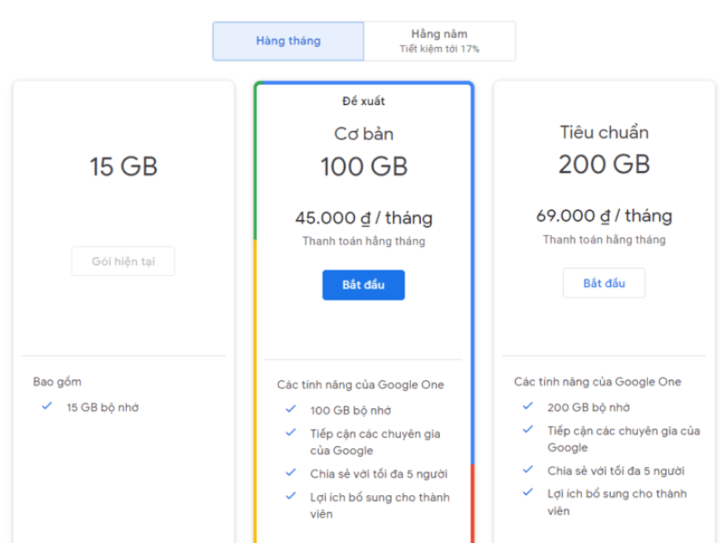 Giải phóng dung lượng Google Drive