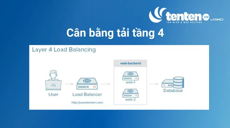 Ví dụ về mô hình cân bằng tải tầng 4
