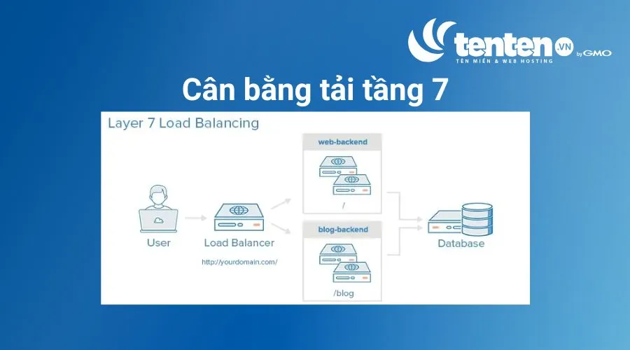 Ví dụ về mô hình cân bằng tải tầng 7
