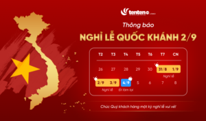 Thông báo lịch nghỉ lễ Quốc khánh 02/09/2024