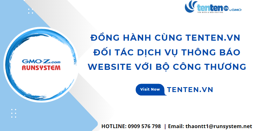 dịch vụ thông báo website với bộ công thương