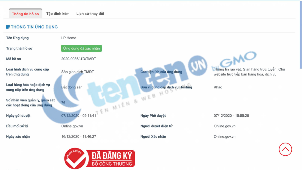 Đăng ký ứng dụng sàn giao dịch thương mại điện tử