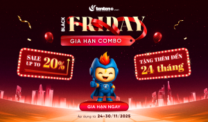 [Black Friday 2025] Gia hạn theo combo, tiết kiệm tới 20% chi phí sử dụng hosting, tên miền