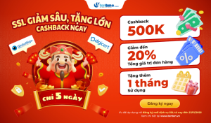 Chỉ 5 ngày: SSL giảm sâu, tặng lớn, cashback ngay