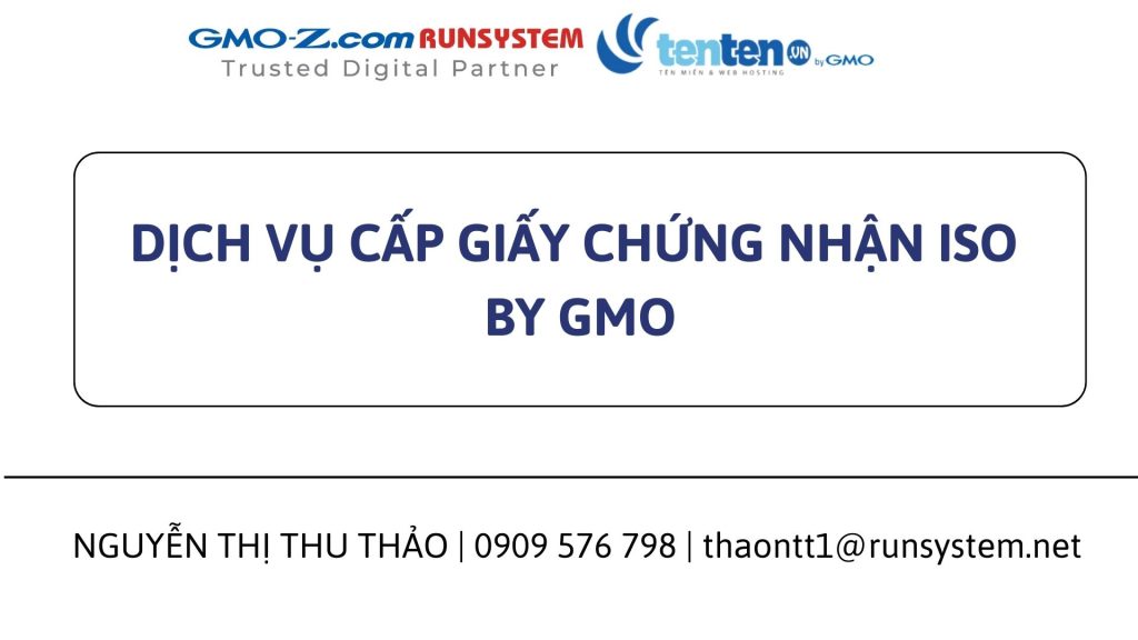 Dịch vụ cấp giấy chứng nhận ISO