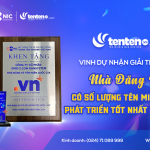 Tenten.vn vinh dự nhận giải thưởng “Nhà đăng ký có số lượng tên miền .VN phát triển tốt nhất năm 2024”