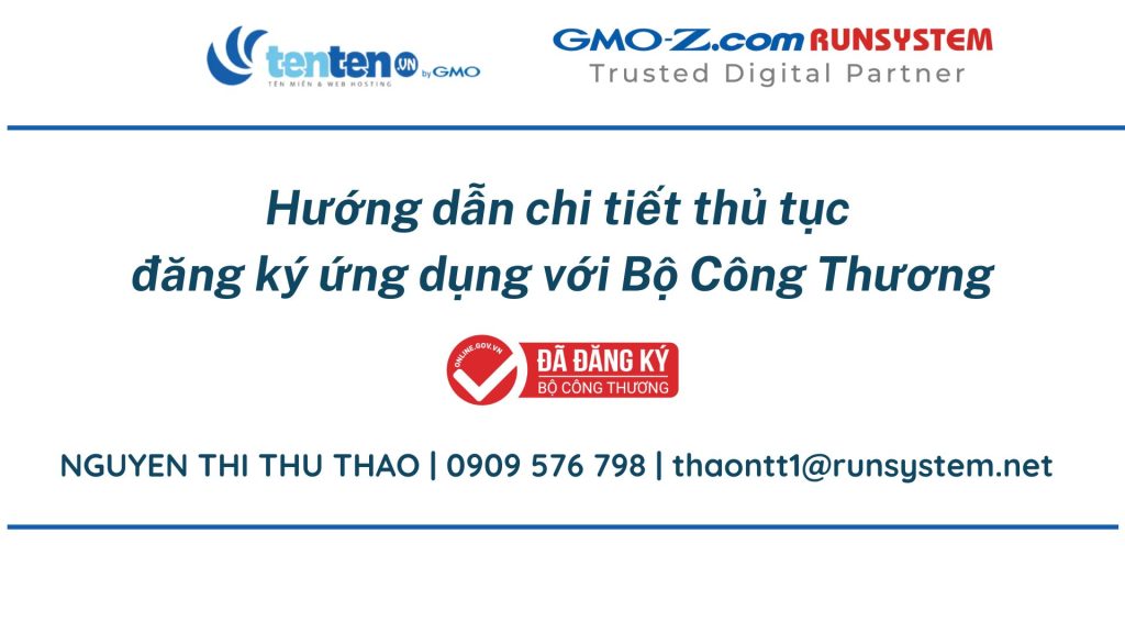 Chi phí đăng ký ứng dụng với Bộ Công Thương