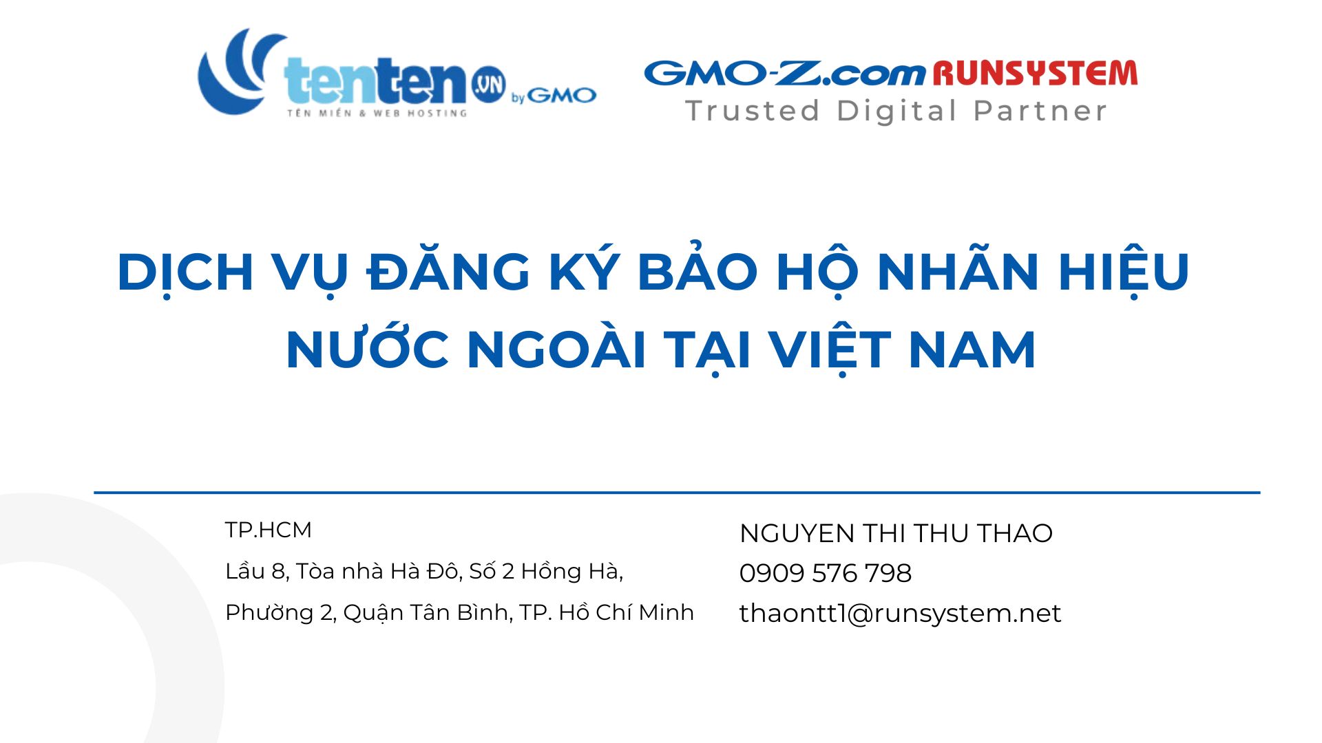 Dịch vụ đăng ký bảo hộ nhãn hiệu nước ngoài tại Việt Nam