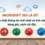 Microsoft 365 là gì? Cập nhật thông tin mới nhất về tính năng, bảng giá, cách cài đặt