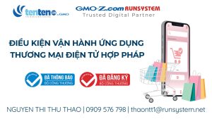 Điều kiện vận hành ứng dụng thương mại điện tử hợp pháp