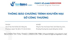 Dịch vụ Thông báo chương trình khuyến mại Sở Công Thương