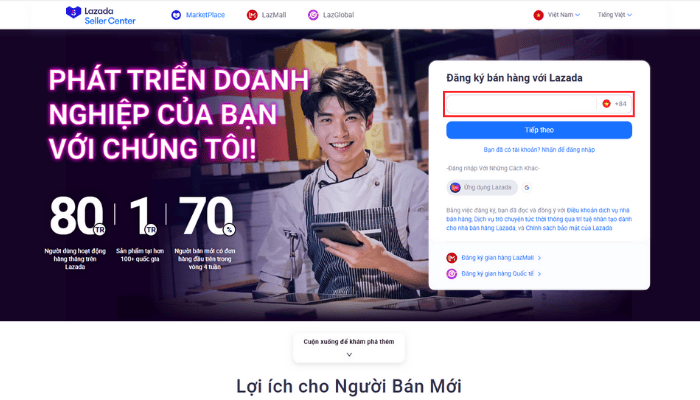 Top sàn thương mại điện tử phổ biến có lượt bán cực khủng