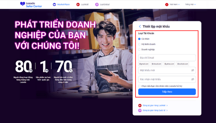 Top sàn thương mại điện tử phổ biến có lượt bán cực khủng