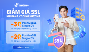 Giảm đến 30% chứng chỉ SSL khi đăng ký cùng hosting