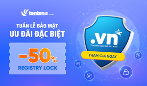 Giảm 50% dịch vụ Registry Lock khi đăng ký cùng tên miền .VN