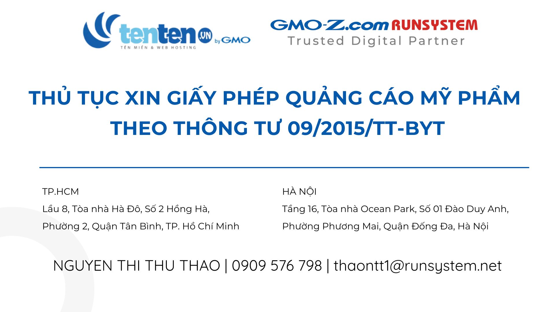 Thủ tục xin giấy phép quảng cáo mỹ phẩm theo Thông tư 09/2015/TT-BYT