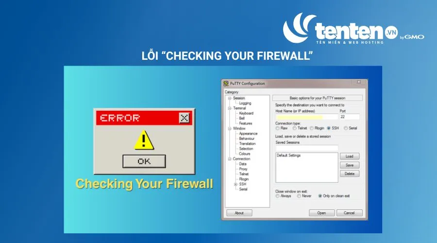 Lỗi Checking Your Firewall
