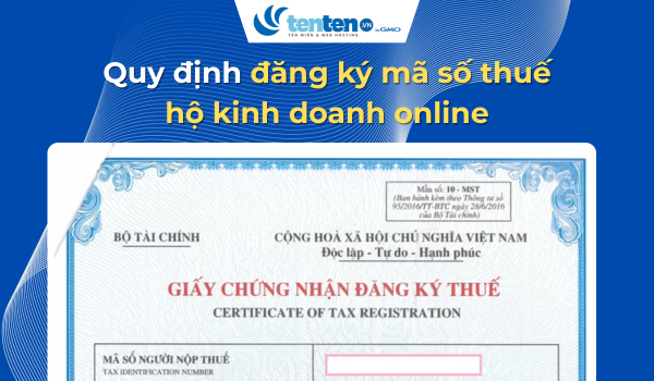 cách đăng ký mã số thuế hộ kinh doanh online