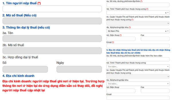 cách đăng ký mã số thuế hộ kinh doanh online