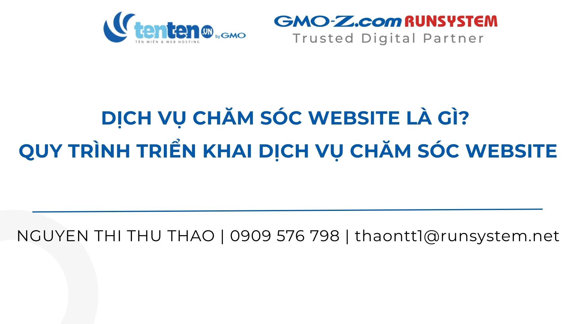 Dịch vụ chăm sóc website là gì? Quy trình triển khai dịch vụ chăm sóc website