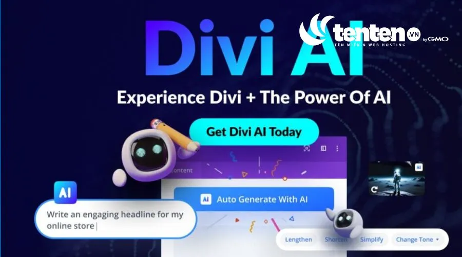 Công cụ tạo website bằng AI Divi AI