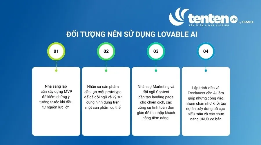 đối tượng nên sử dụng Lovable