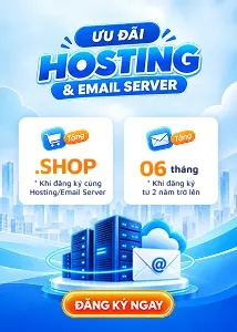 Side bar ưu đãi hosting và Email Server
