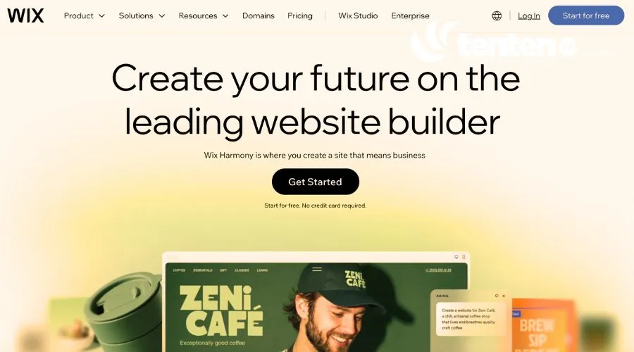 Công cụ tạo landing page bằng AI Wix