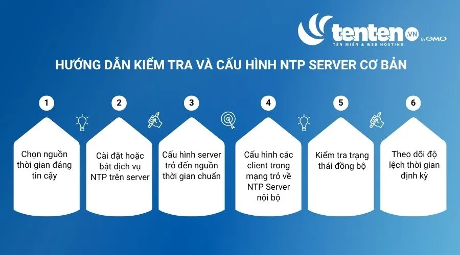 Hướng dẫn kiểm tra và cấu hình NTP Server cơ bản