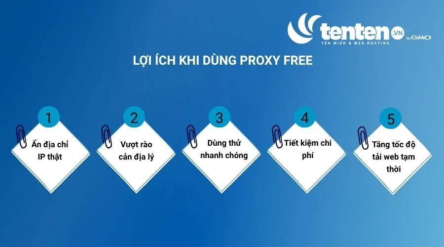 ​​Lợi ích khi dùng proxy free
