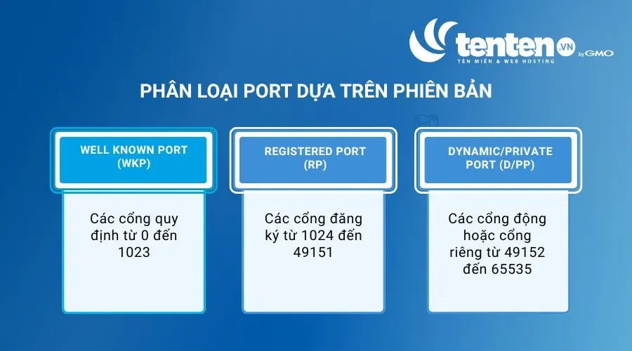 Phân loại Port dựa trên phiên bản