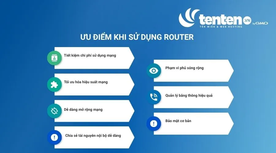 Ưu điểm khi dùng Router